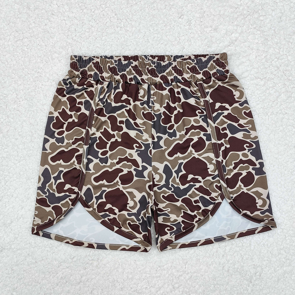 Adult Women Summer Camo Bottoms Shorts