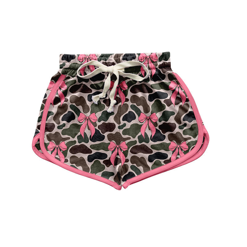 Preorder Adult Women Camo Bows Summer Shorts