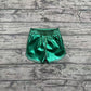 RTS Baby Girl Green Pocket Leather Elastic Bottom Shorts