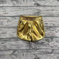 RTS Baby Girl Golden Pocket Leather Elastic Bottom Shorts