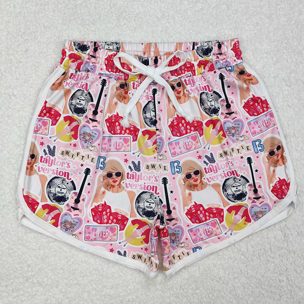 RTS Baby Girl Adult Women Singer Sibling Mommy and Me Shorts Bottoms