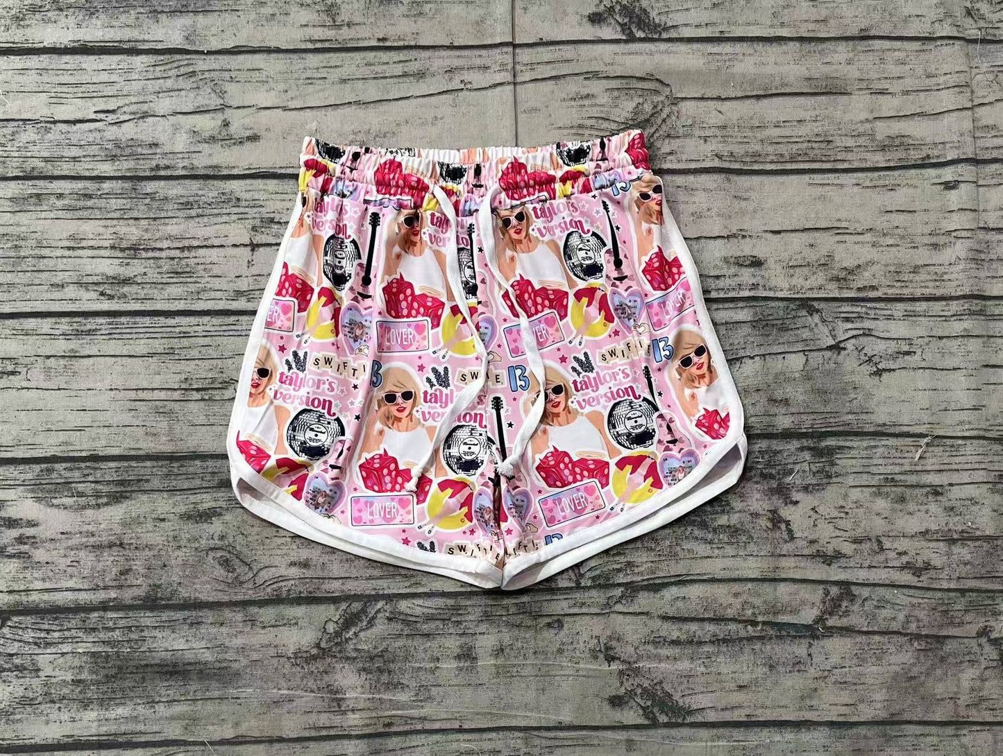 RTS Adult Women Singer Pink Summer Shorts