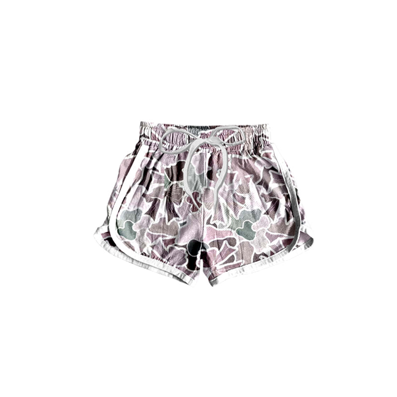 Preorder Baby Girl Summer Pink Camouflage Shorts Skirt Skorts ( Moq 5 )