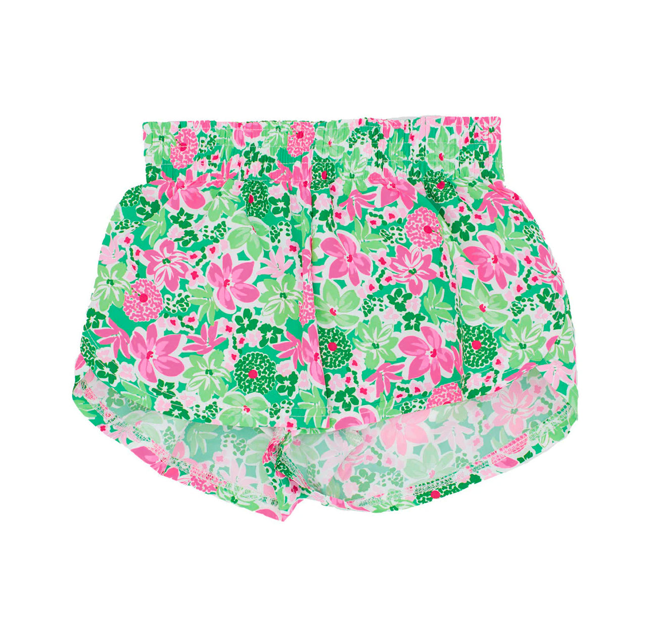 Preorder Baby Girls Flower Green Sports Bottoms Shorts ( Moq 5 )