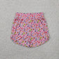 Baby Girl Plaid Flower Summer Sports Shorts Bottoms Sibling Clothes RTS