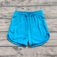 Baby Girl Toddler Shorts Active Yoga Blue Bottoms RTS