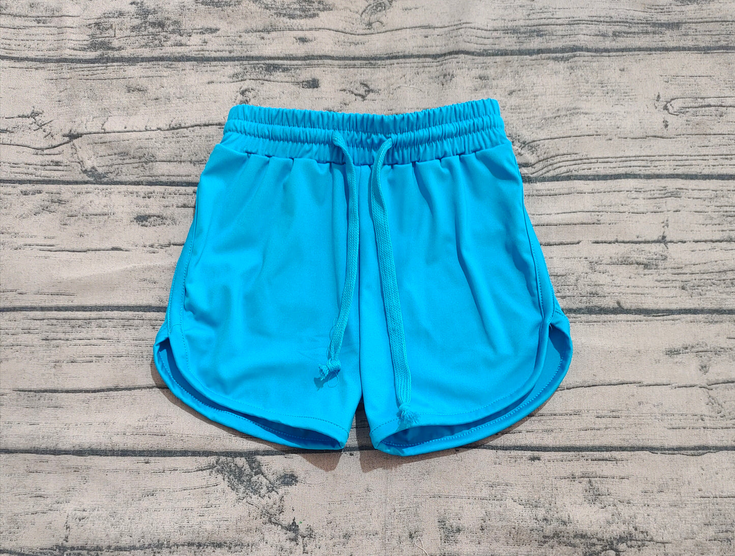 Baby Girl Toddler Shorts Active Yoga Blue Bottoms RTS