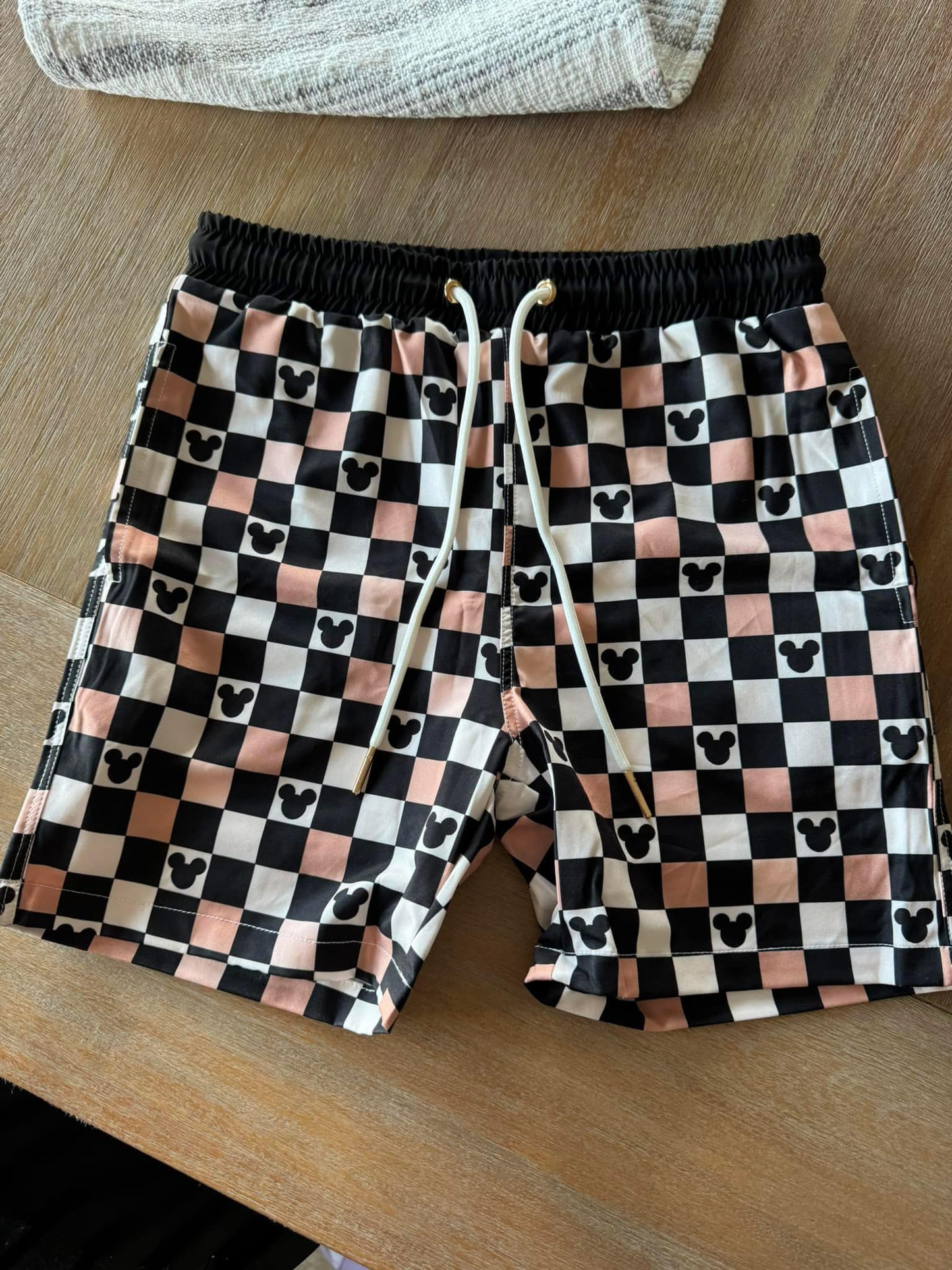 Preorder Baby Boy Toddler Mouse Checked Shorts Bottoms ( Moq 5 )