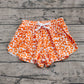 Baby Girl Summer Orange Leopard Shorts Bottoms RTS