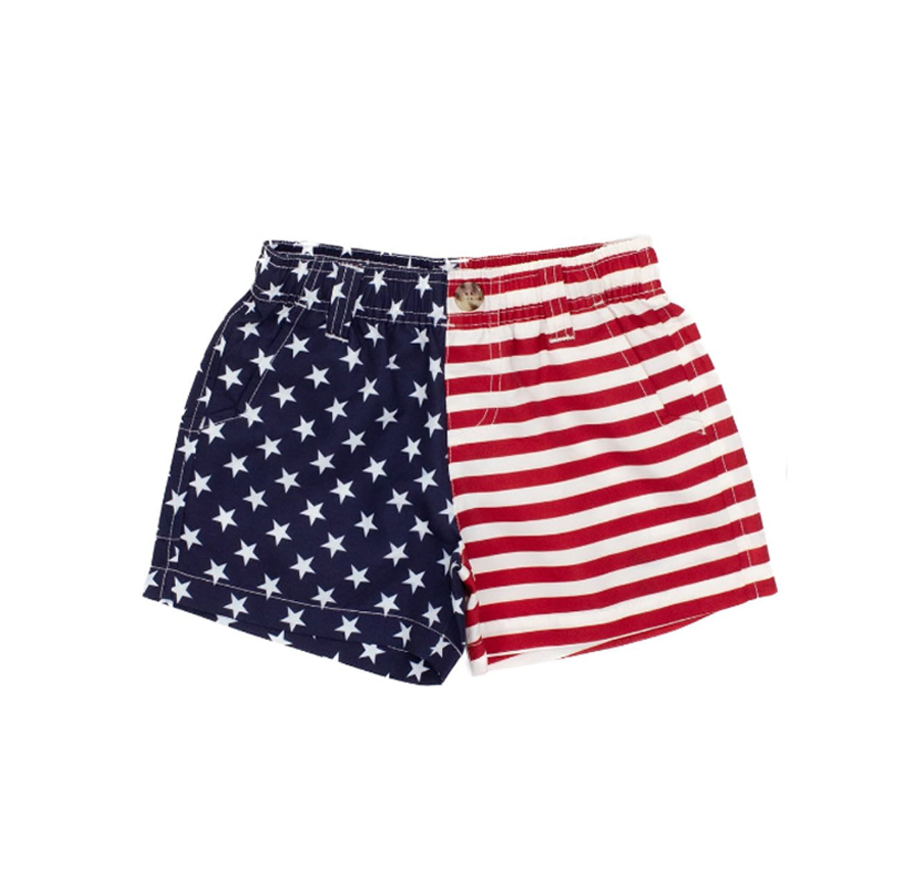 Preorder Baby Boy 4th Of July Stars Stripes Pockets Shorts Bottoms ( Moq 5 )
