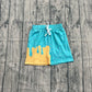 Baby Boy Toddler Sprinkles Drips Summer Green Bottom Shorts RTS