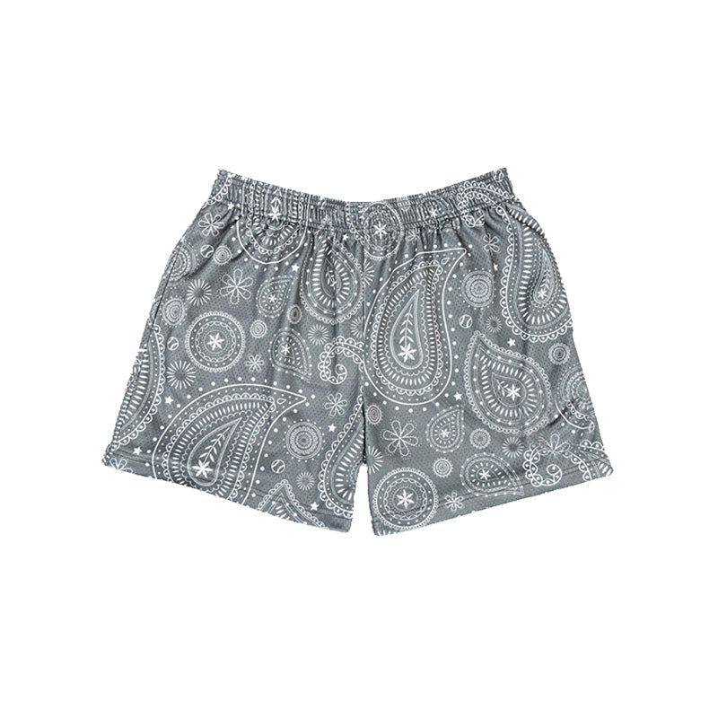 ( Moq 5 ) Preorder Baby Girl Toddler Flower Grey Shorts Summer Bottom