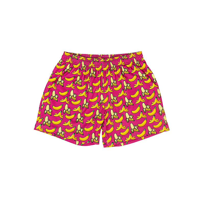 ( Moq 5 ) Preorder Baby Girl Toddler Bananas Pink Shorts Summer Bottom