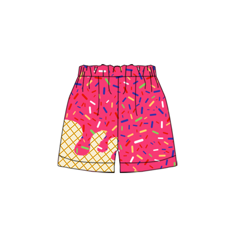 ( Moq 5 ) Preorder Baby Boy Girl Drips Team Pink Shorts Bottom
