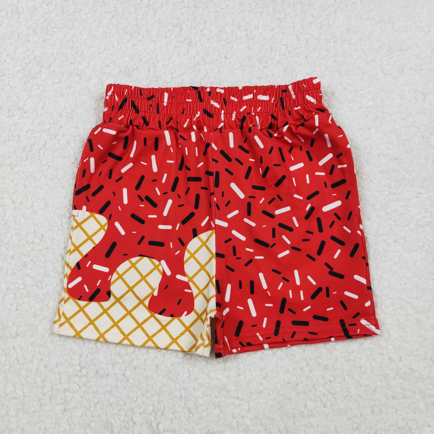 Sibling Baby Boys Kids Sprinkles Drips Team Pockets Shorts Bottom RTS
