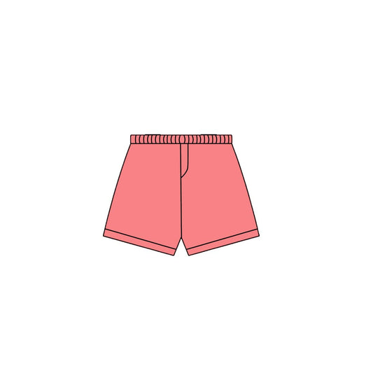 ( Moq 5 ) Preorder Girls Kids Watermelon Red Yoga Active Shorts Summer Bottom