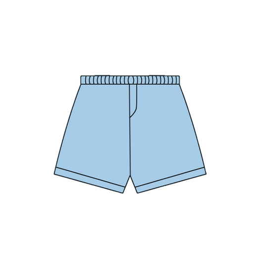 ( Moq 5 ) Preorder Girls Kids Yoga Active Blue Shorts Summer Bottom