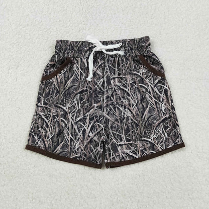 Sibling Baby Boys Kids Camo Ducks Pockets Shorts Bottoms Hunting Clothes RTS