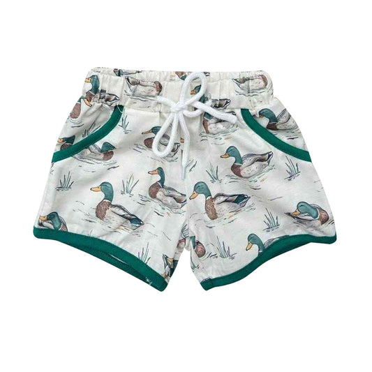 ( Moq 5 ) Preorder Boys Kids Ducks Pockets Shorts Summer Bottom