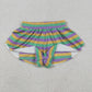 Sibling Baby Girls Adult Women Mardi Gras Yoga Active Shorts Mommy and Me Bottoms RTS
