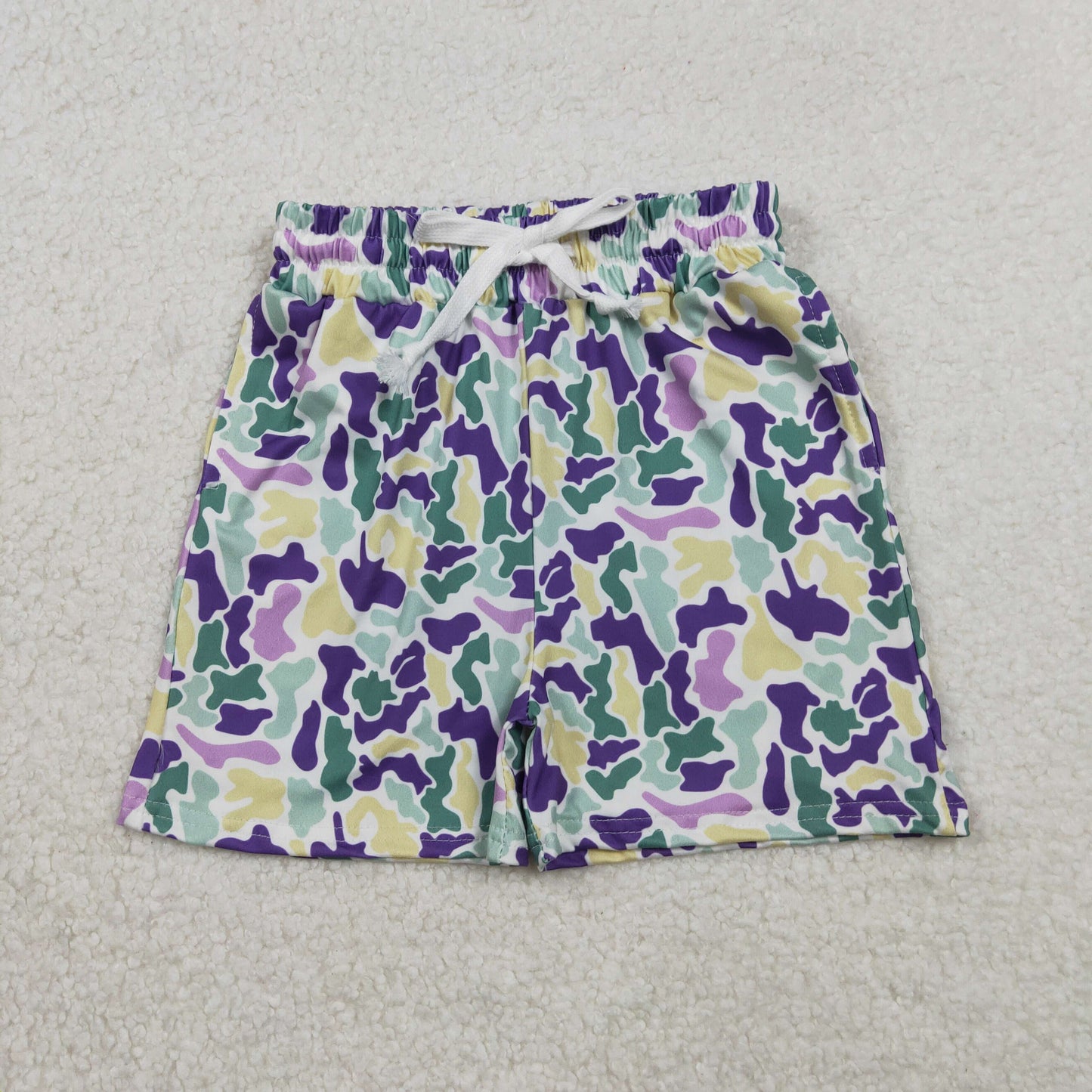 Sibling Baby Boys Toddler Camo Pockets Shorts Southern Summer Bottoms RTS