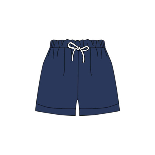 ( Moq 5 ) Preorder Baby Boys Navy Pockets Shorts Bottoms
