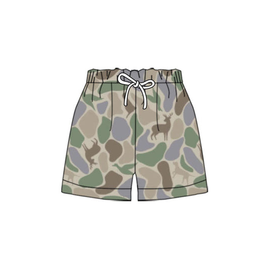 ( Moq 5 ) Preorder Baby Boys Ducks Deer Camo Shorts Bottom