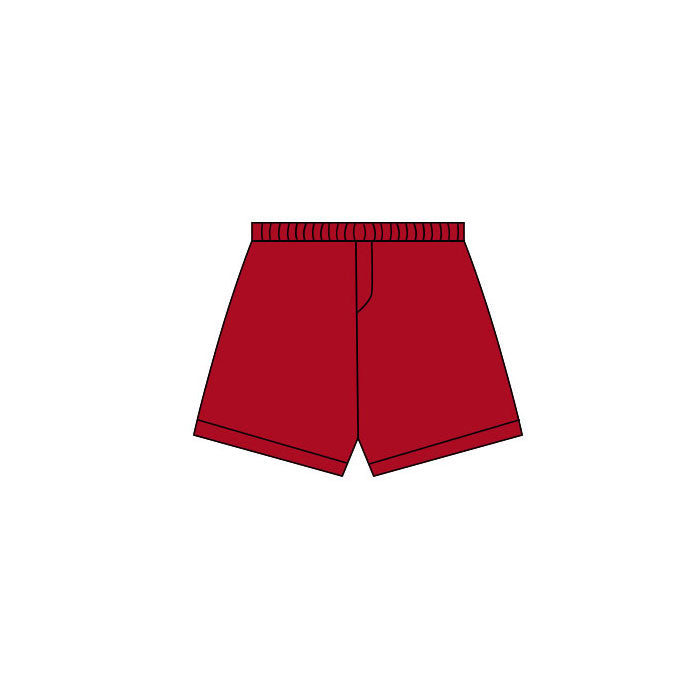 ( Moq 5 ) Preorder Baby Girls Kids Red Shorts Yoga Bottoms
