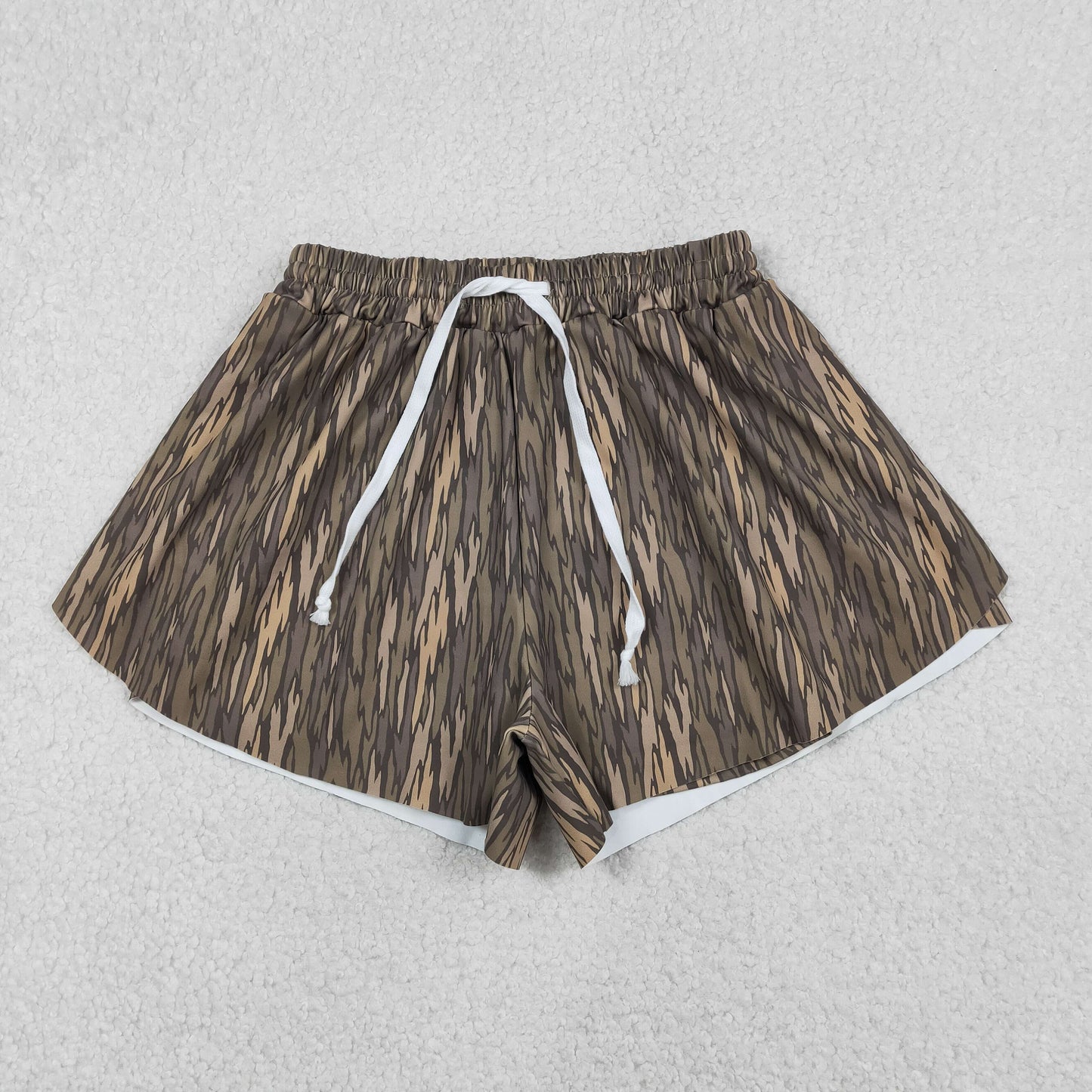 Sibling Kids Girls Adult Women Camo Yoga Southern Shorts Bottoms Family Clothes RTS