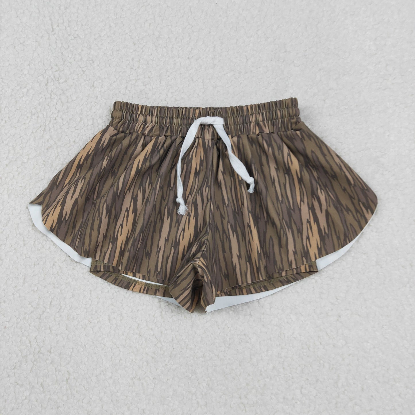 Sibling Kids Girls Adult Women Camo Yoga Southern Shorts Bottoms Family Clothes RTS