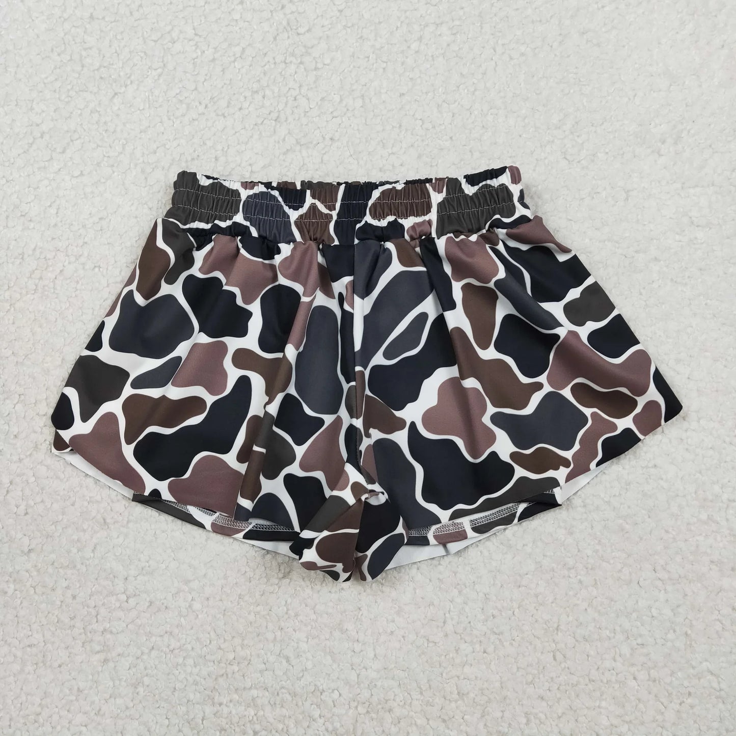 Sibling Family Kids Girls Adult Women Camo Yoga Southern Shorts Bottoms RTS