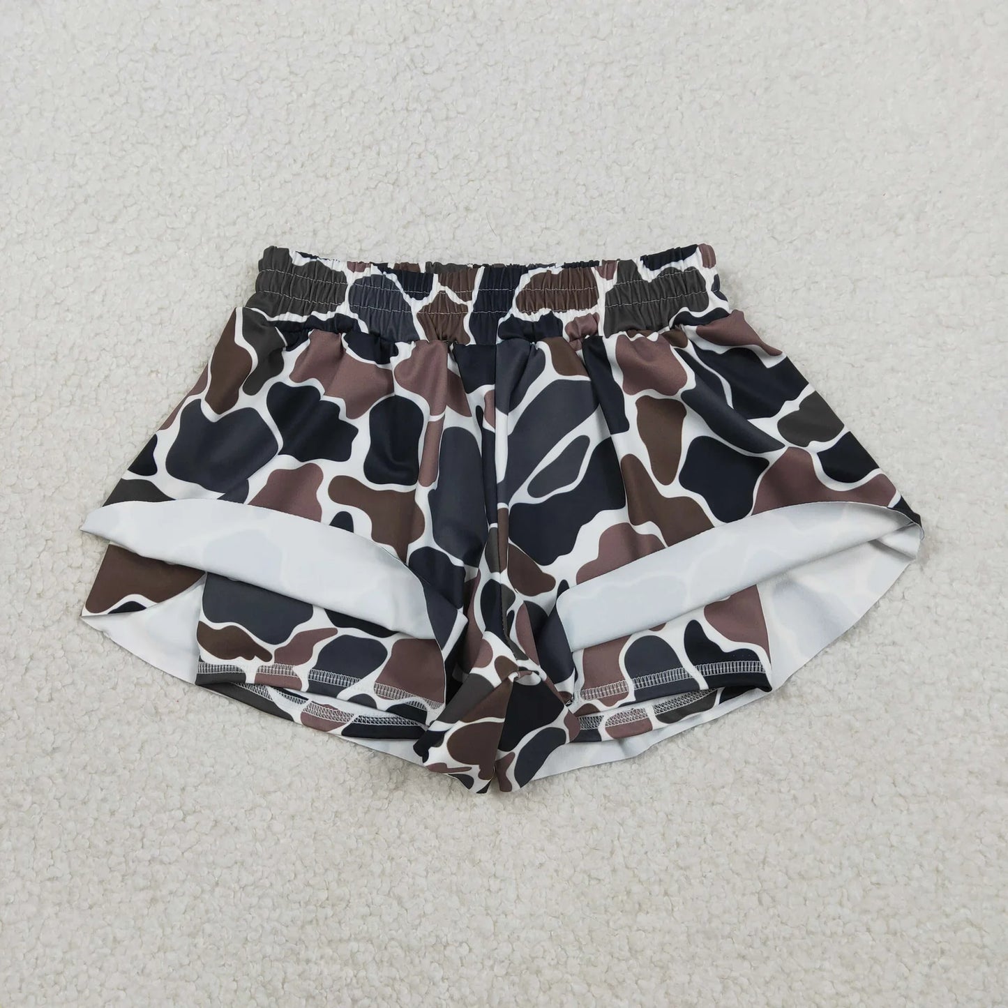 Sibling Family Kids Girls Adult Women Camo Yoga Southern Shorts Bottoms RTS