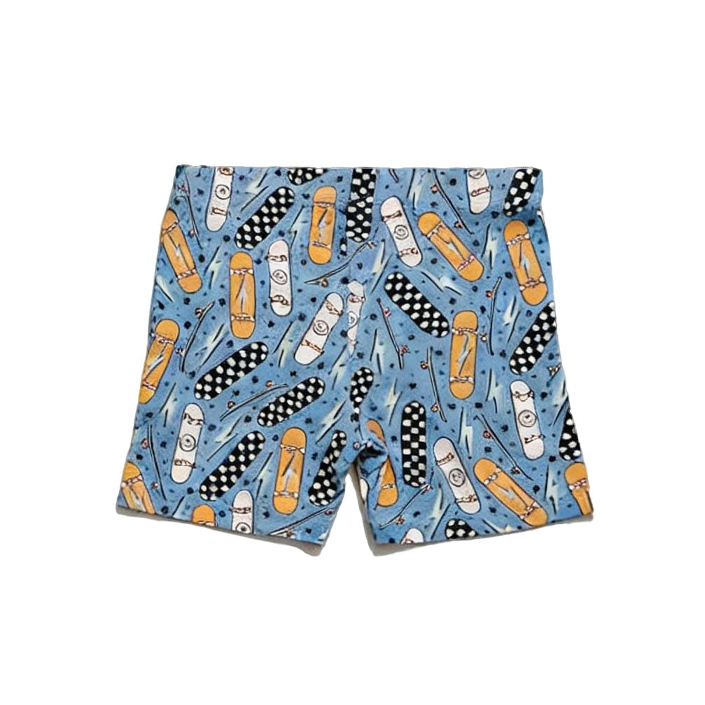 ( Moq 5 ) Preorder Baby Boys Kids Summer Blue Shorts Bottoms