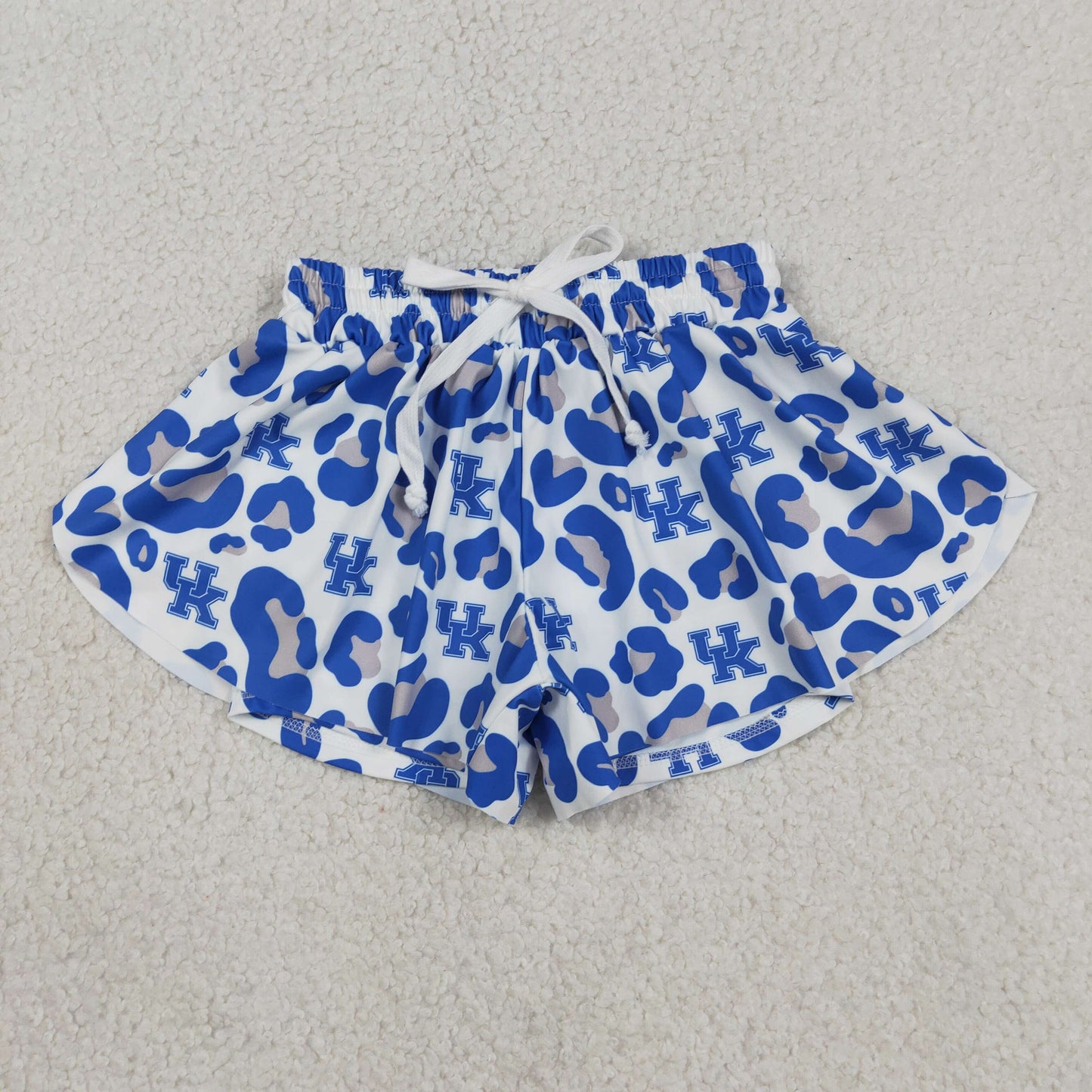 Sibling Baby Girls Kids Leopard Yoga Active Team Ruffle Shorts Bottoms Clothes