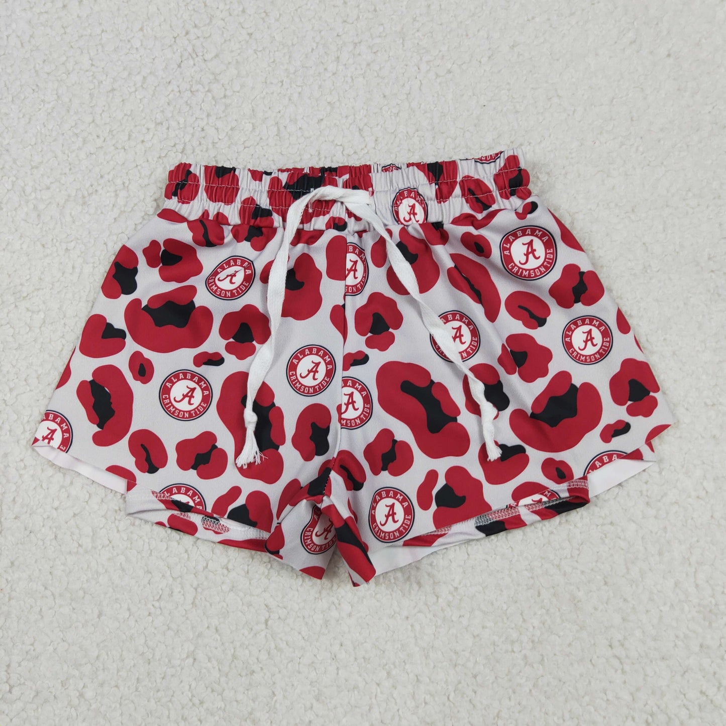 Sibling Baby Girls Kids Leopard Yoga Active Team Ruffle Shorts Bottoms Clothes