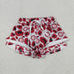 Sibling Baby Girls Kids Leopard Yoga Active Team Ruffle Shorts Bottoms Clothes