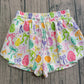 Baby Girls Kids Eggs Bows Easter Yoga Active Ruffle Shorts Bottom RTS
