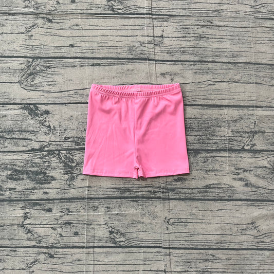 ( No moq ) Preorder Baby Girls Kids Pink Bottom Yoga Active Shorts
