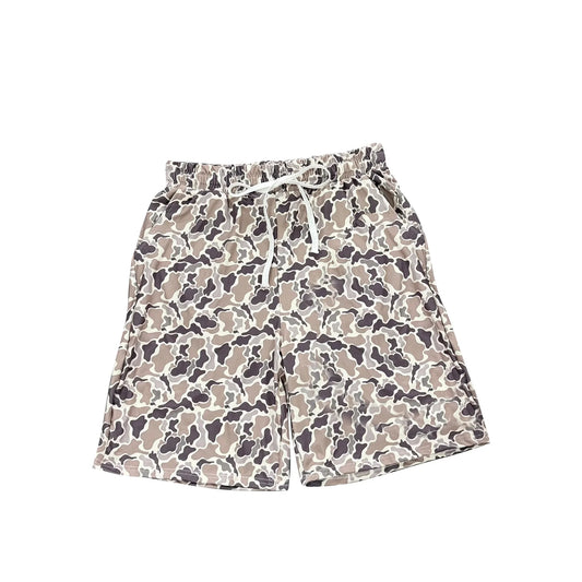 ( Moq 5 ) Preorder Adult Men Southern Camo Print Summer Pockets Shorts Bottoms