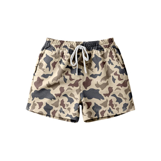 ( Moq 5 ) Preorder Adult Women Southern Camo Print Woman Summer Light Brown Shorts Bottom