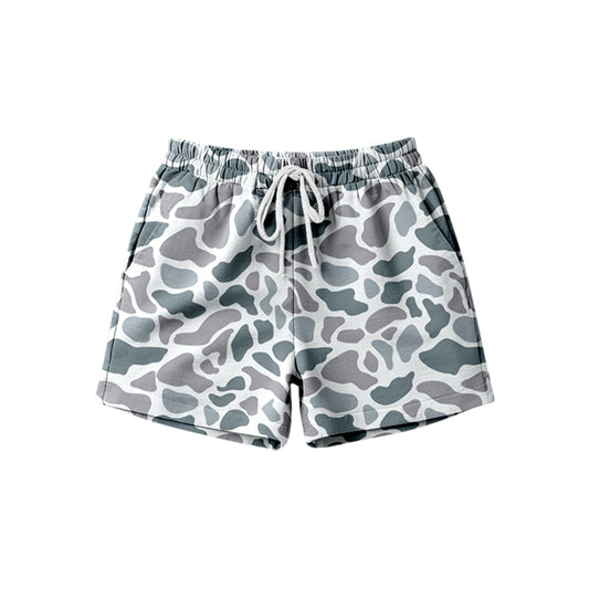 ( Moq 5 ) Preorder Adult Women Southern Camo Print Woman Summer Grey Shorts Bottom