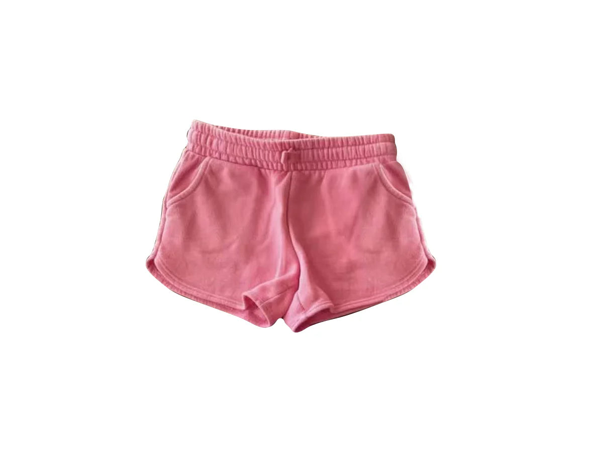 ( Moq 5 ) Preorder Baby Girls Kids Pink Pockets Shorts Summer Bottom