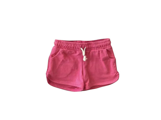 ( Moq 5 ) Preorder Baby Girls Kids Hot Pink Pockets Shorts Summer Bottom