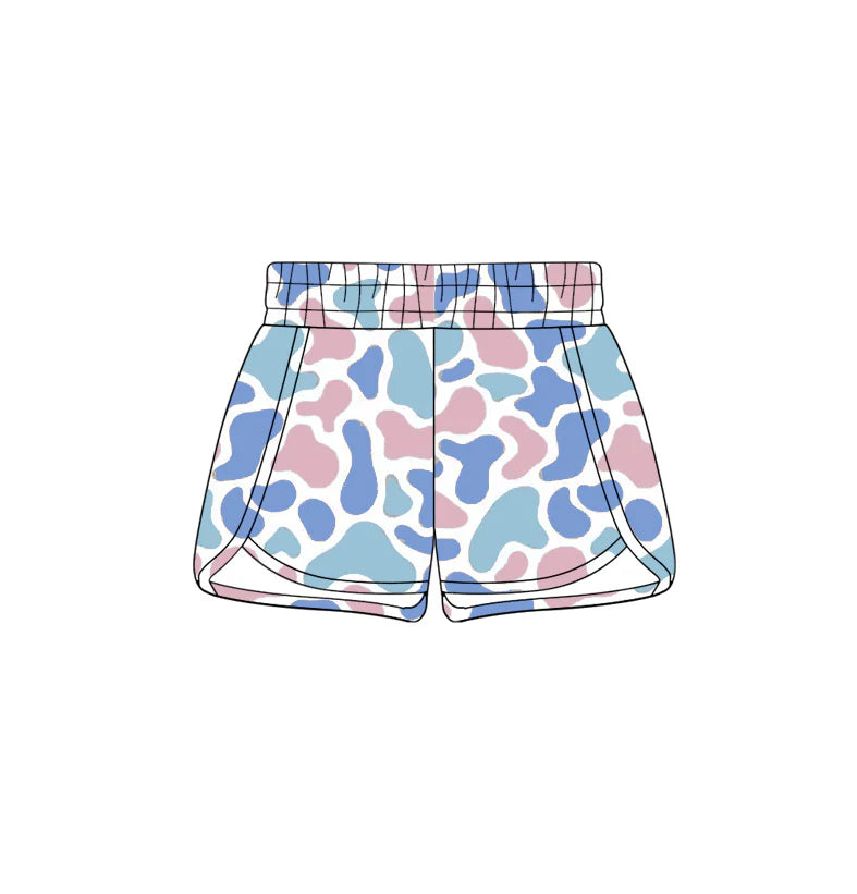 ( Moq 5 ) Preorder Baby Girls Kids Camo Print Shorts Summer Bottom