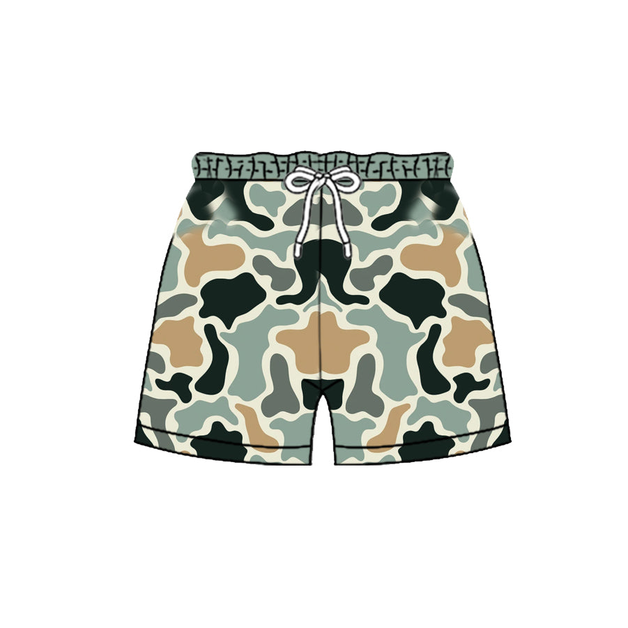 ( Moq 5 ) Preorder Baby Boys Toddler Camo Shorts Bottoms Summer Clothes