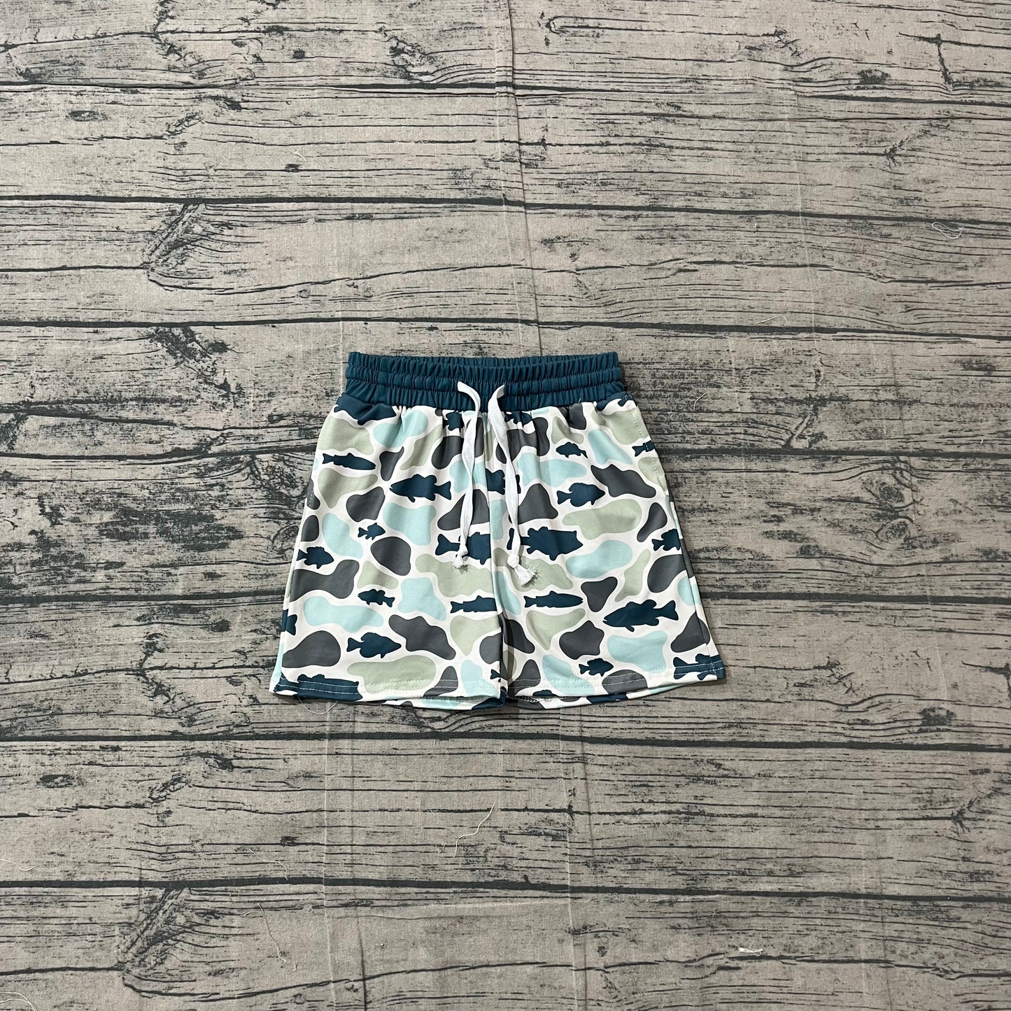 Baby Boys Kids Fish Camo Shorts Bottoms Summer Clothes RTS