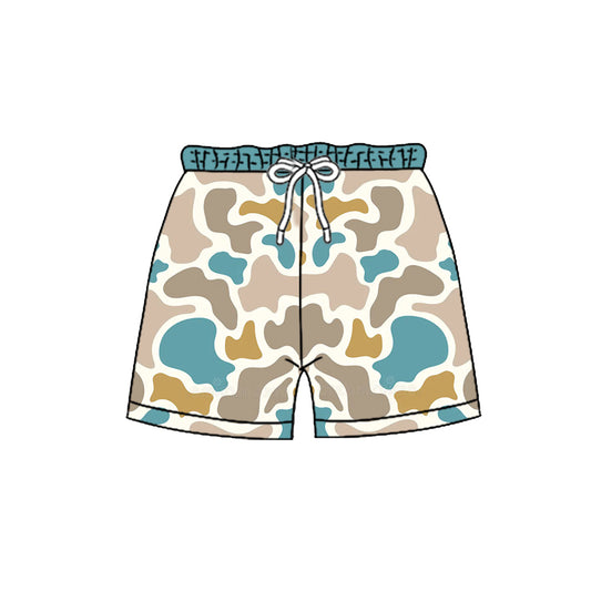 ( Moq 5 ) Preorder Baby Boys Kids Southern Camo Shorts Bottoms Summer Clothes