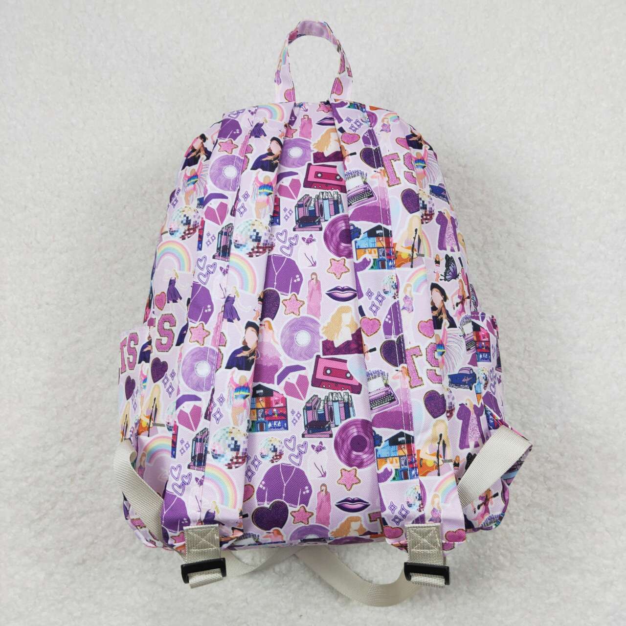 Baby Girl Singer Purple Backpack Bag