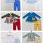 Sibling Girls Toddler Embroidery turkey Tunic Pants Thanksgiving Fall Set Clothes RTS