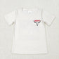 Baby Boy Short Sleeves Cow America Shirt July 4th Tops